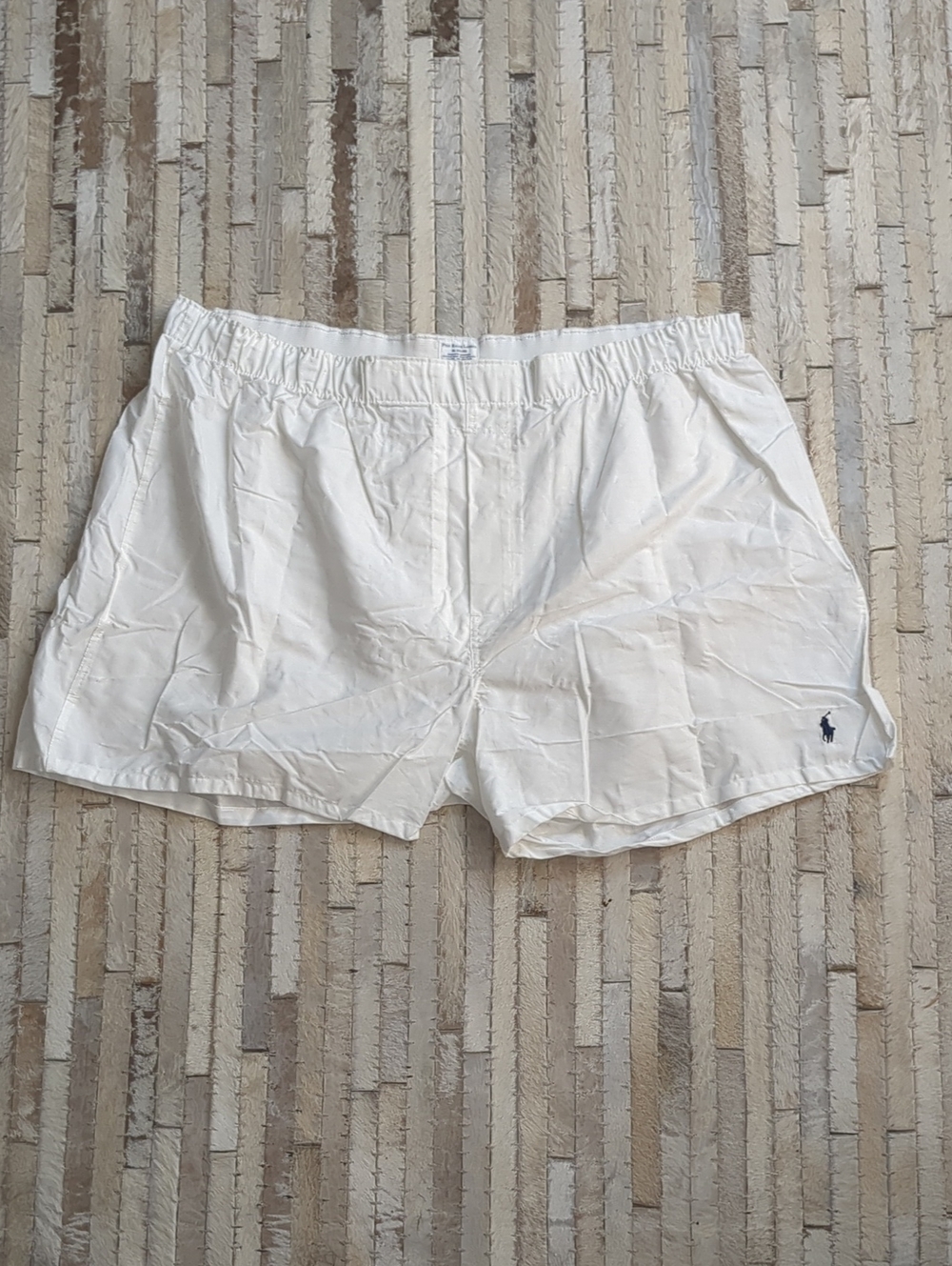 Polo Ralph Lauren Men's XL 100% Cotton Woven White Boxer Shorts (Set of 2) NWOT - Picture 2 of 7